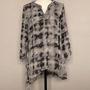 Perseption Concept Asymmetrical Blouse